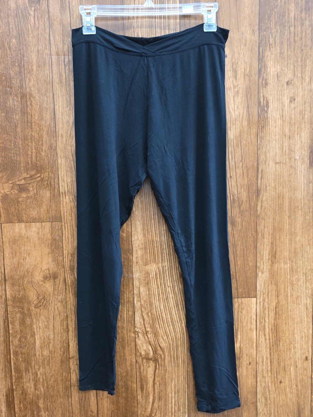 Women's Cuddl Duds Softwear Black Stretch Leggings